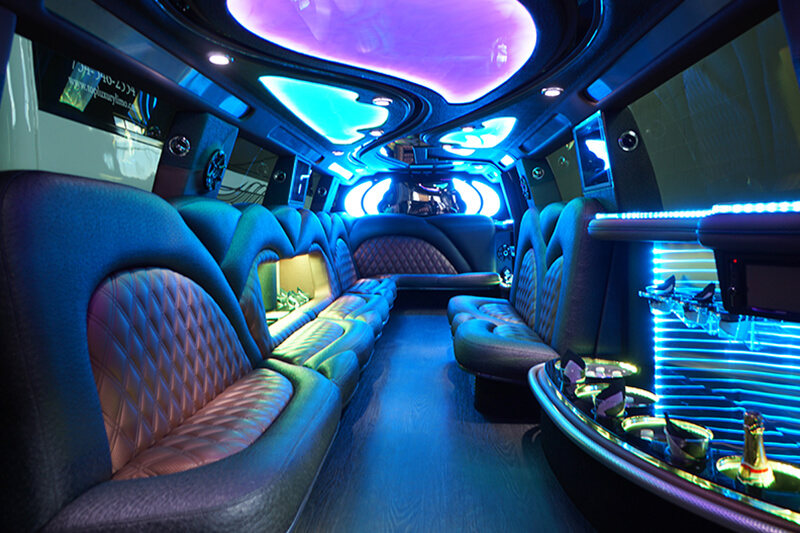 Nashville party bus interiors