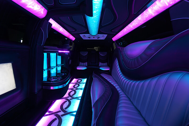limo bus interiors